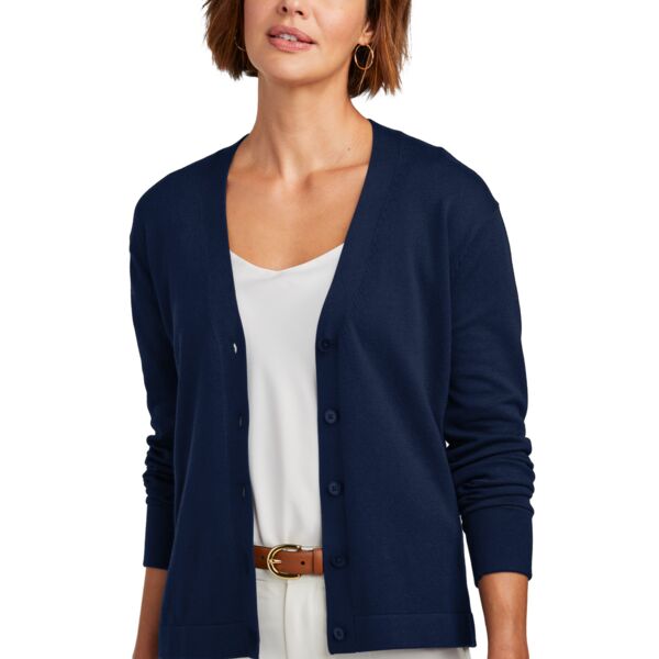 Women's Cotton Stretch Cardigan Sweater Thumbnail