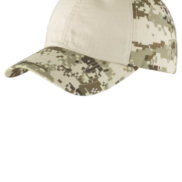 Colorblock Digital Ripstop Camouflage Cap Thumbnail